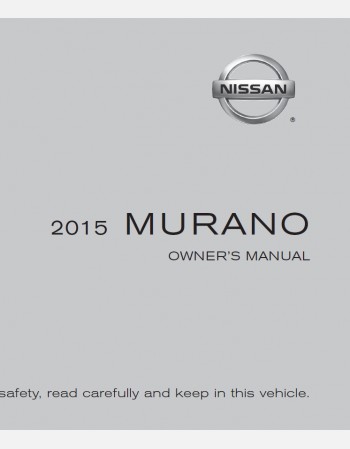 nissan murano 2015 owners manual